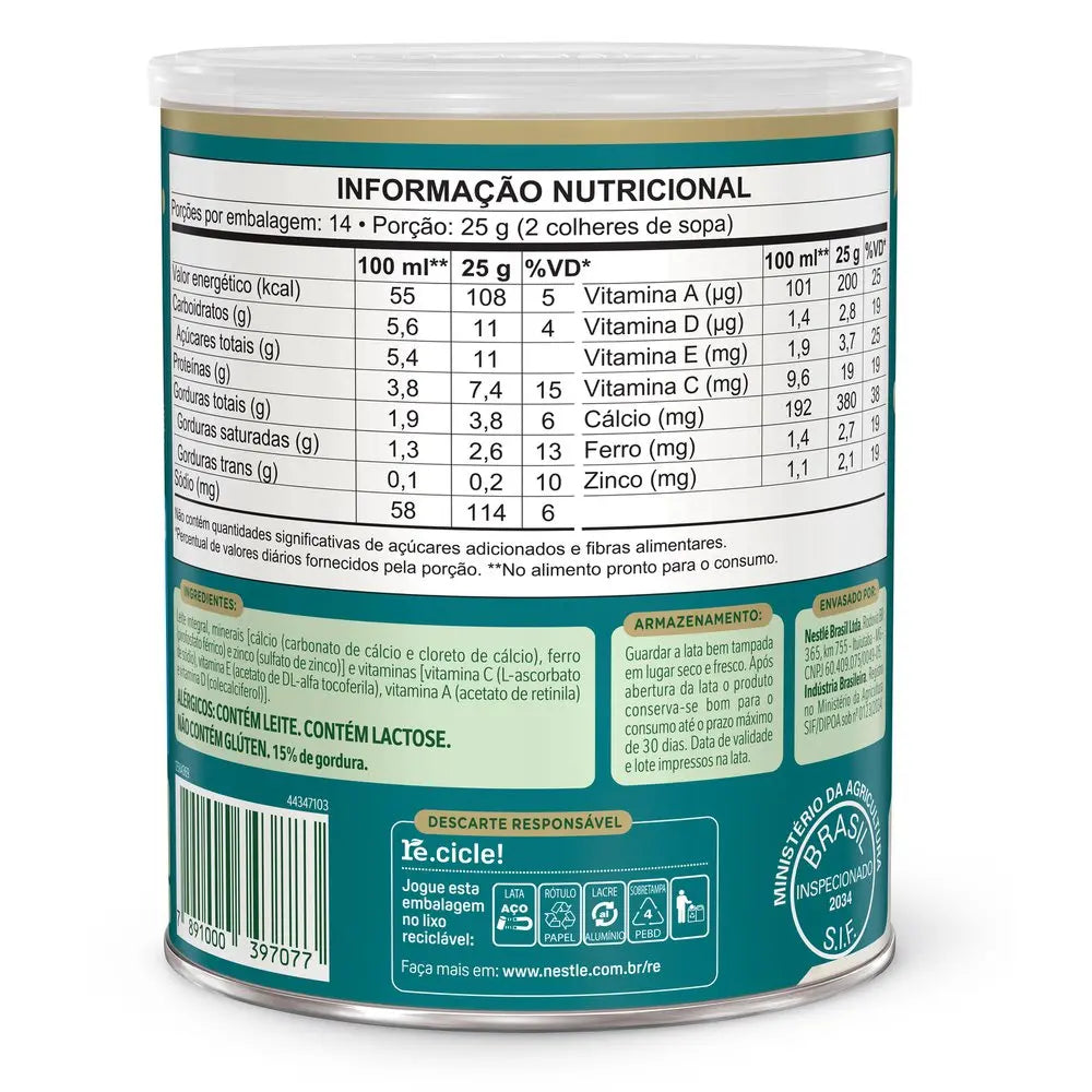 Leite em Pó Ninho Adulto Lata 350g