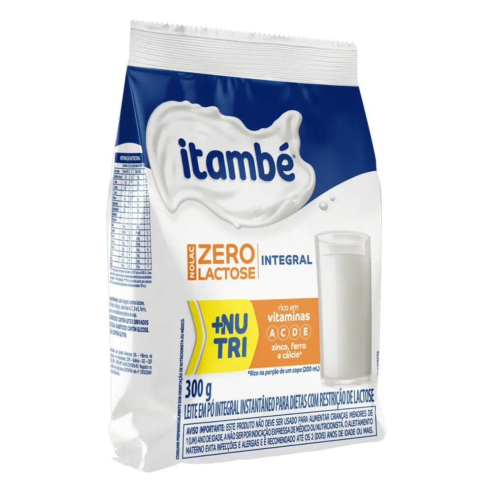 Leite em Pó Integral Zero Lactose Itambé 300g