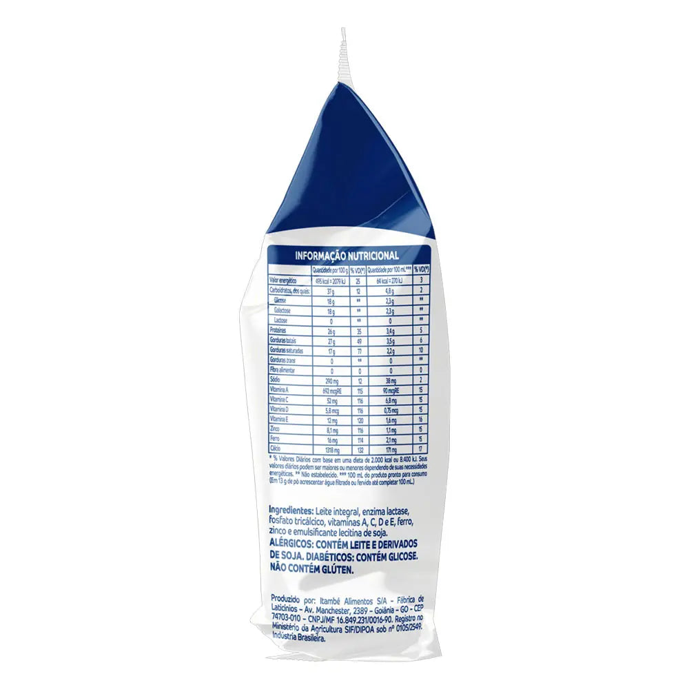 Leite em Pó Integral Zero Lactose Itambé 300g