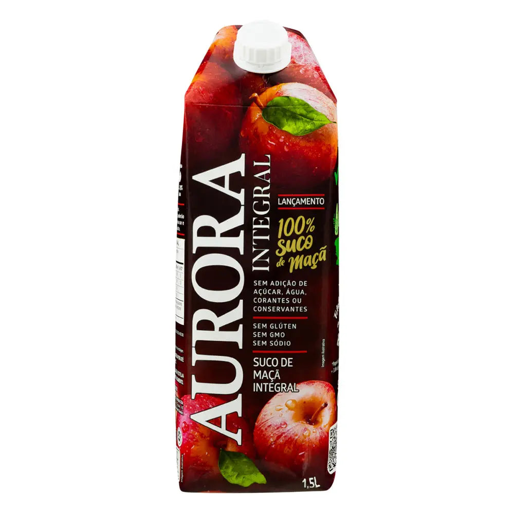 Suco Integral Maçã Aurora 1,5L