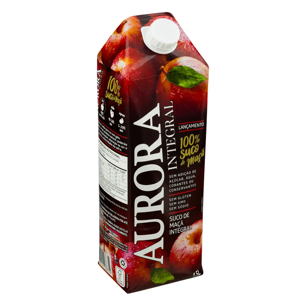 Suco Integral Maçã Aurora 1,5L