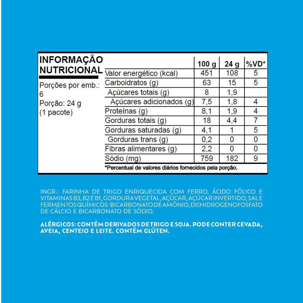 Biscoito Salgado Club Social original multipack 144g