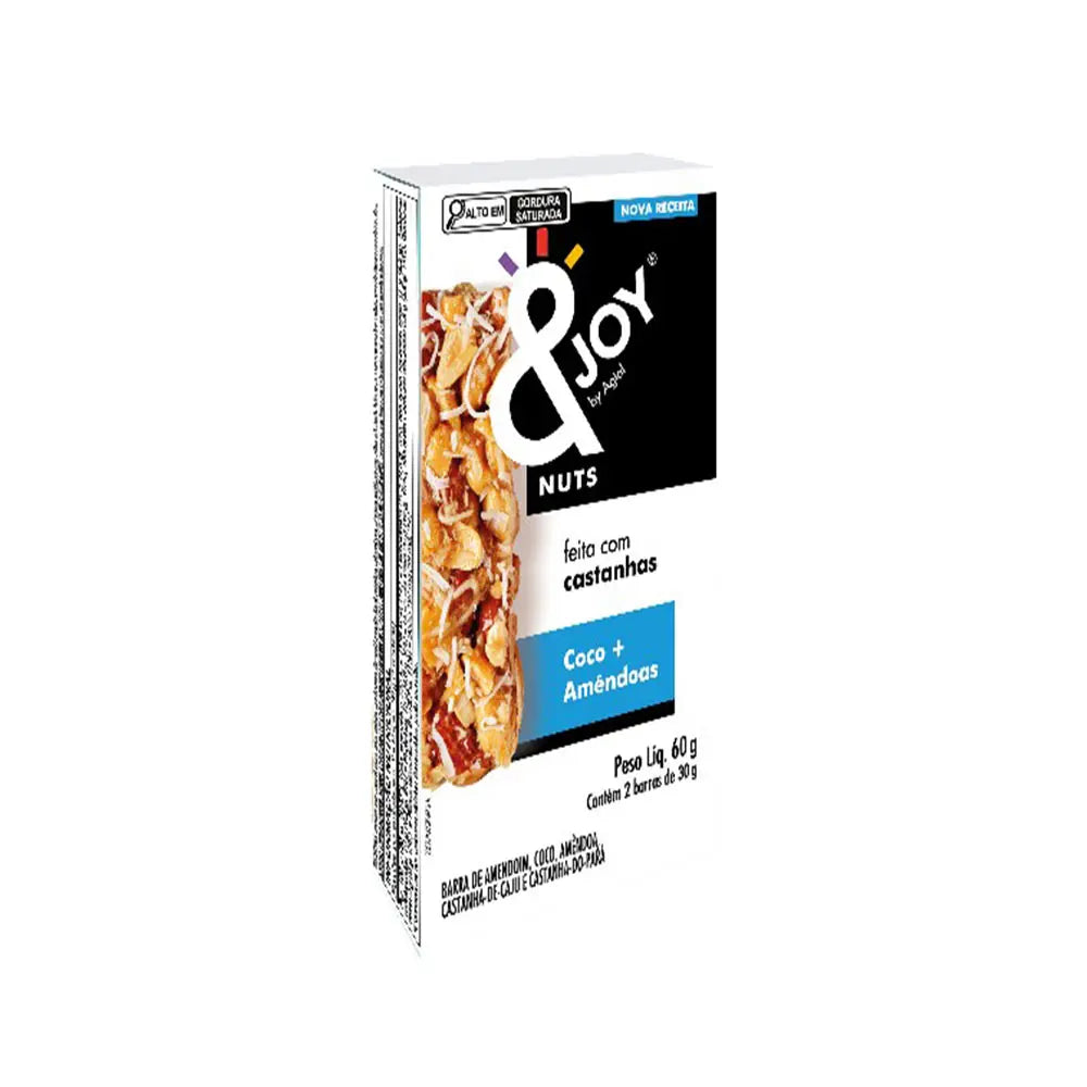 Barra De Nuts Enjoy Regular Coco e Amêndoa 30g