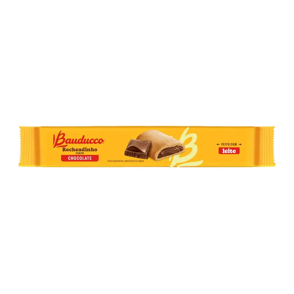 Biscoito Recheadinho Sabor Chocolate Bauducco 140g