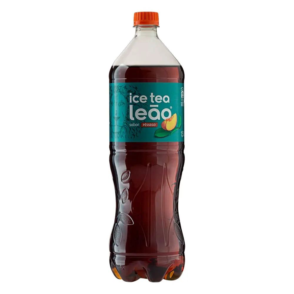 Chá Preto Ice Tea Pêssego Leão 1,5L