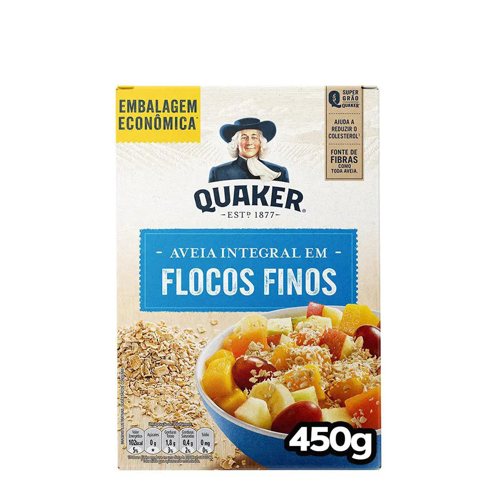 Aveia em Flocos Finos Quaker 450g