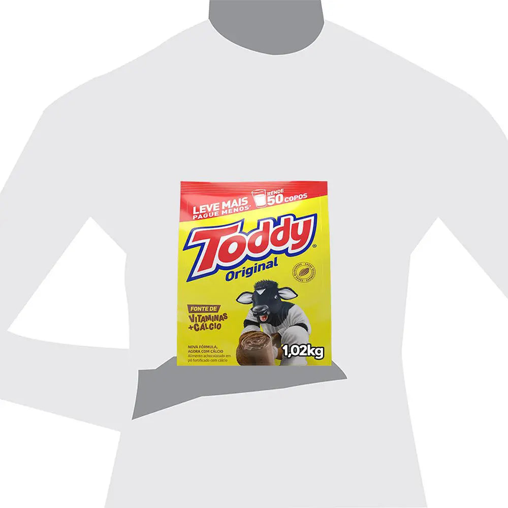 Achocolatado Em Pó Original Toddy 1,02Kg + Econômica