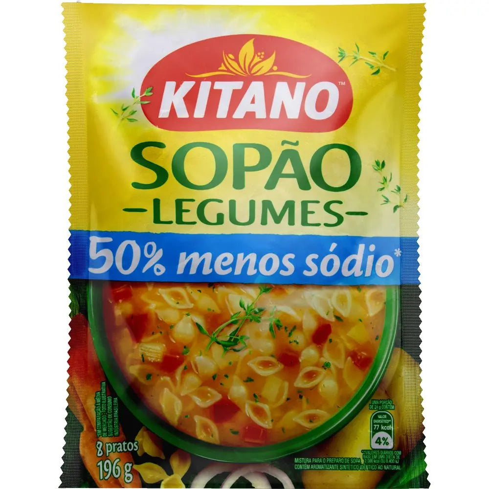 Sopão de Legumes com Macarrão Kitano 196g