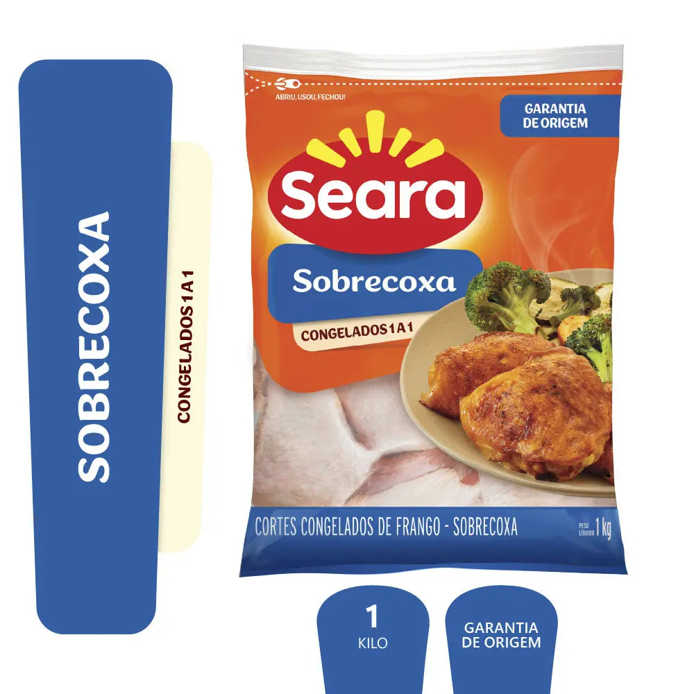 Sobrecoxa Seara IQF 1kg