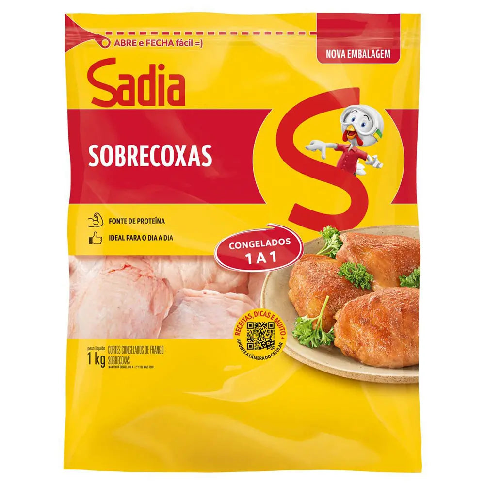 Sobrecoxa IQF 1kg Sadia