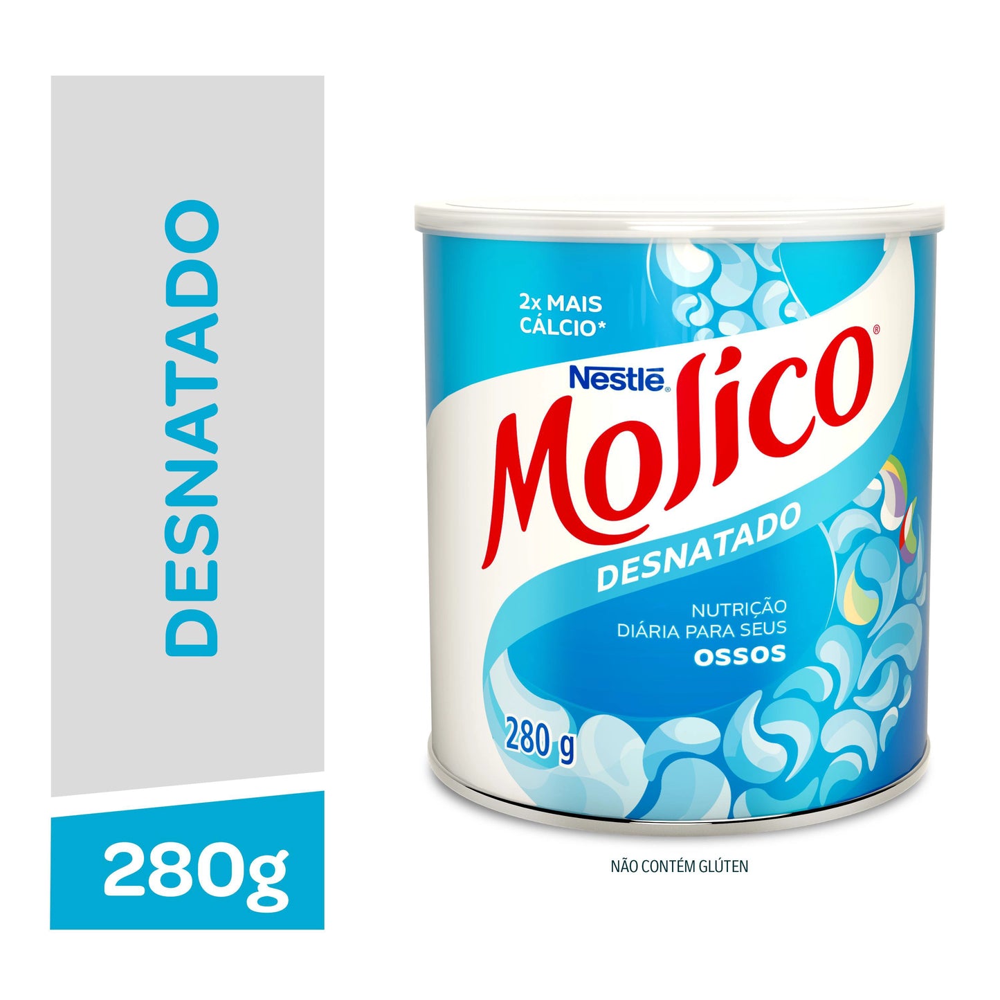Leite em Pó Molico Desnatado Lata 280g