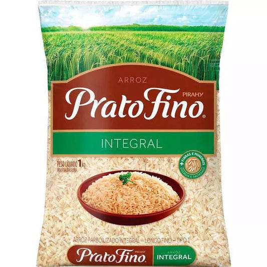 Arroz Integral Prato Fino 1kg