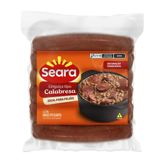 Linguiça tipo calabresa Seara 2,5kg