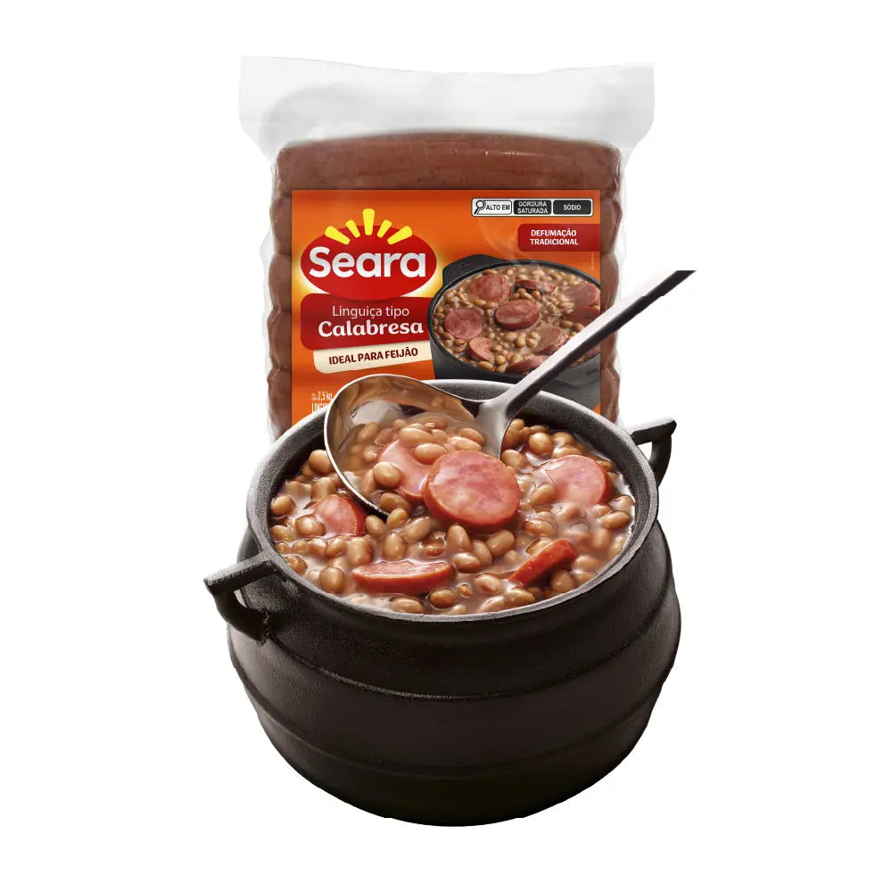 Linguiça tipo calabresa Seara 2,5kg