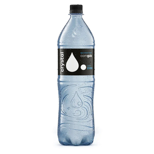 Água Mineral com Gás Crystal 1,5L
