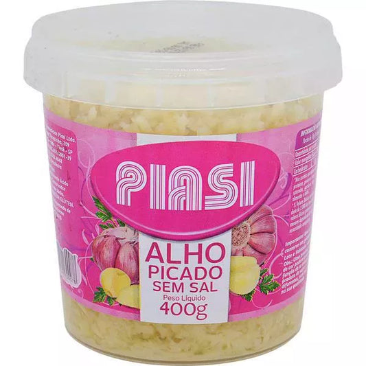 Alho Triturado Sem Sal Piasi 400g