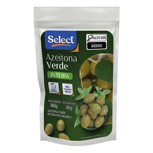 Azeitona Verde com Caroço Select 80g