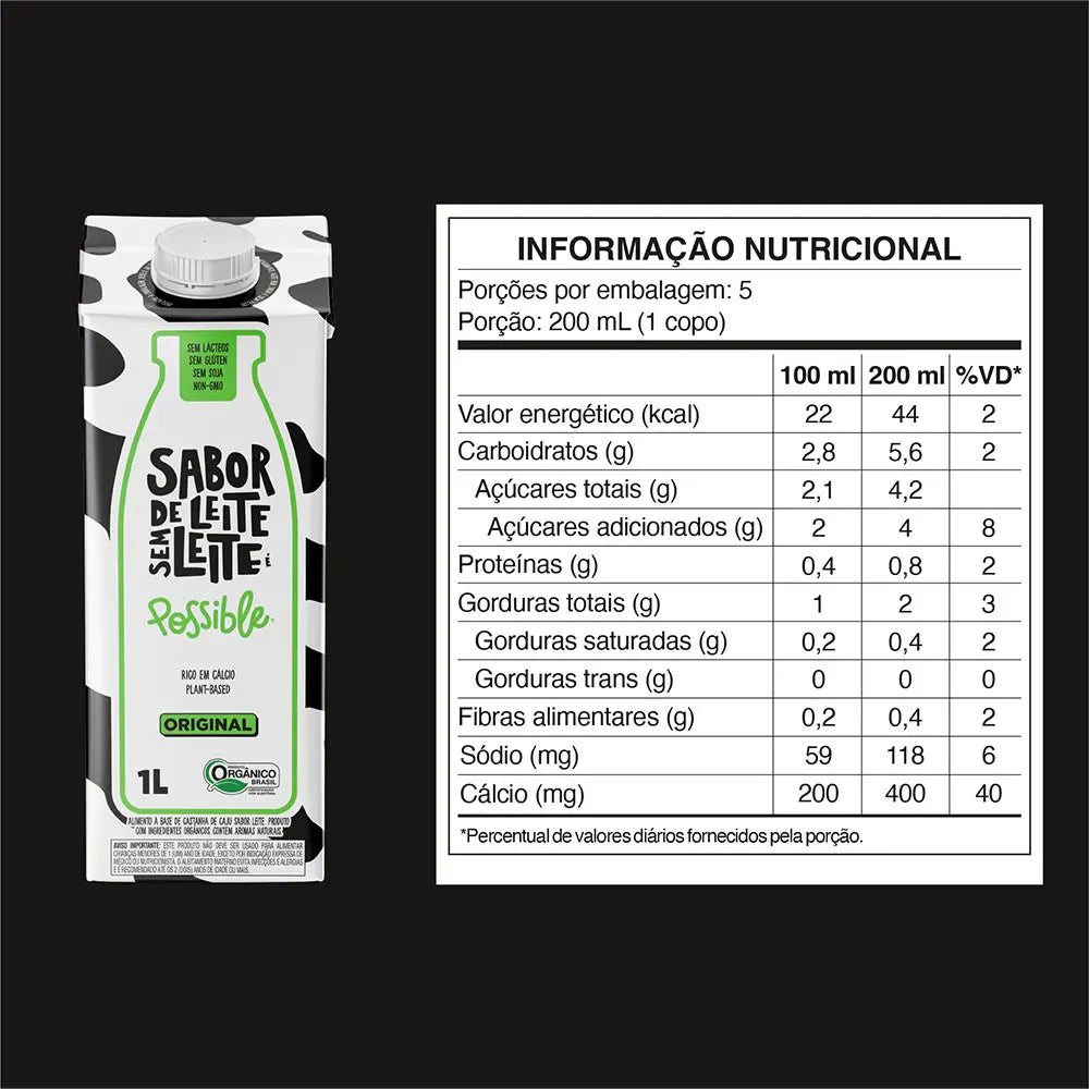 Bebida Vegetal Possible Original 1l