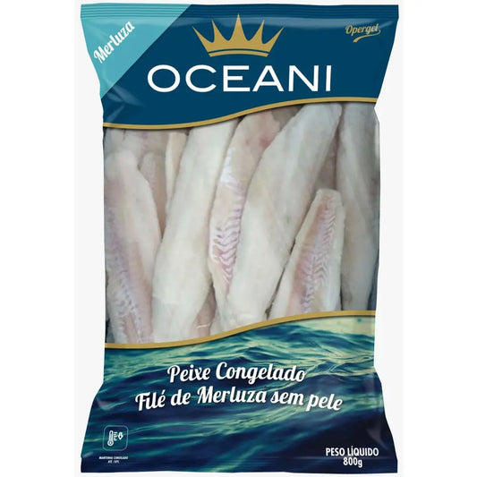 Filé de Merluza Congelado Oceani 800g
