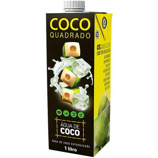 Água de Coco Coco Quadrado Caixa 1l