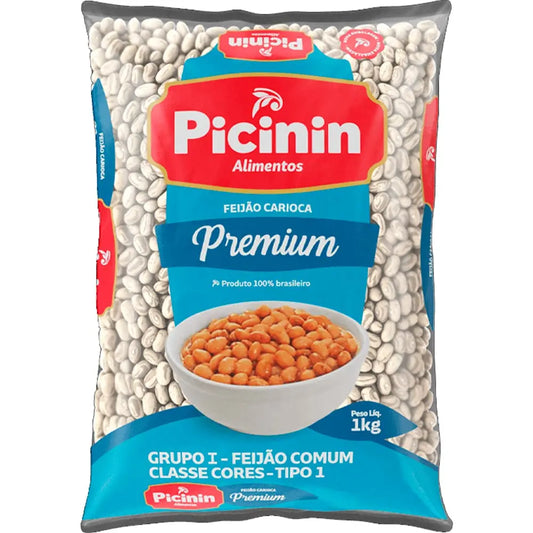 Feijão Carioca Premium Picinin 1kg