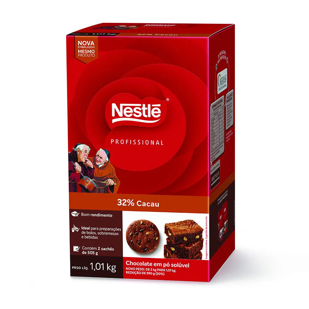 Chocolate em Pó 32% Cacau Dois Frades® 1,01kg
