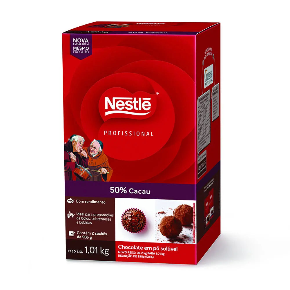 Chocolate em Pó 50% Cacau Dois Frades® 1,01kg