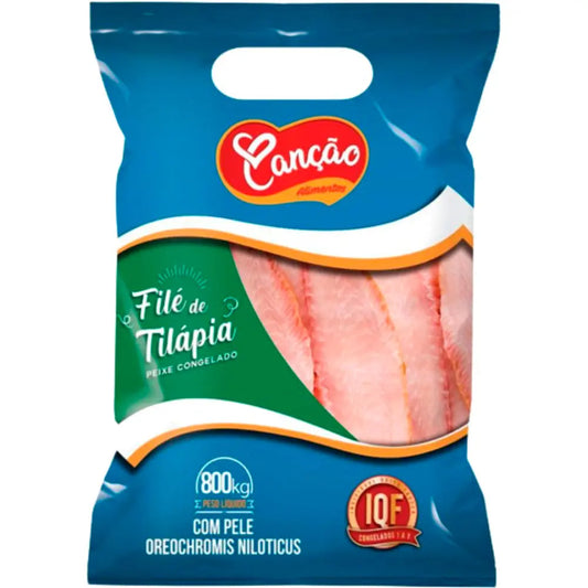 Filé de Tilápia Congelado Canção 800g