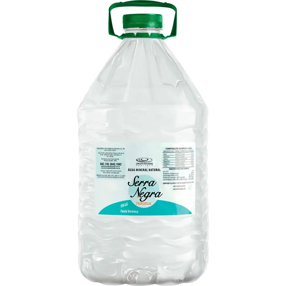 Água Mineral sem Gás Serra Negra Hidrattas 5L