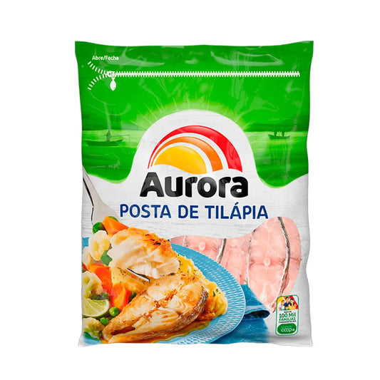 Postas de Tilápia Congelada Aurora 800g