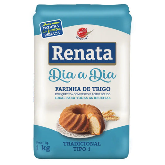 Farinha de Trigo Tipo 1 Dia a Dia Renata 1kg