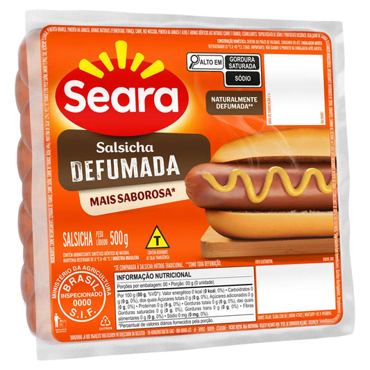 Salsicha Defumada Seara 500g