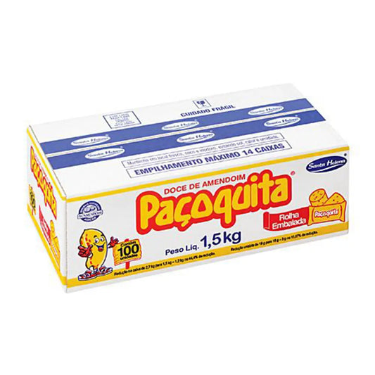 Paçoca Rolha Paçoquita 15g 100 Unidades
