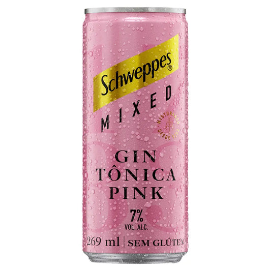 Gin Tônica Pink Amora Mixed Schweppes 269ml