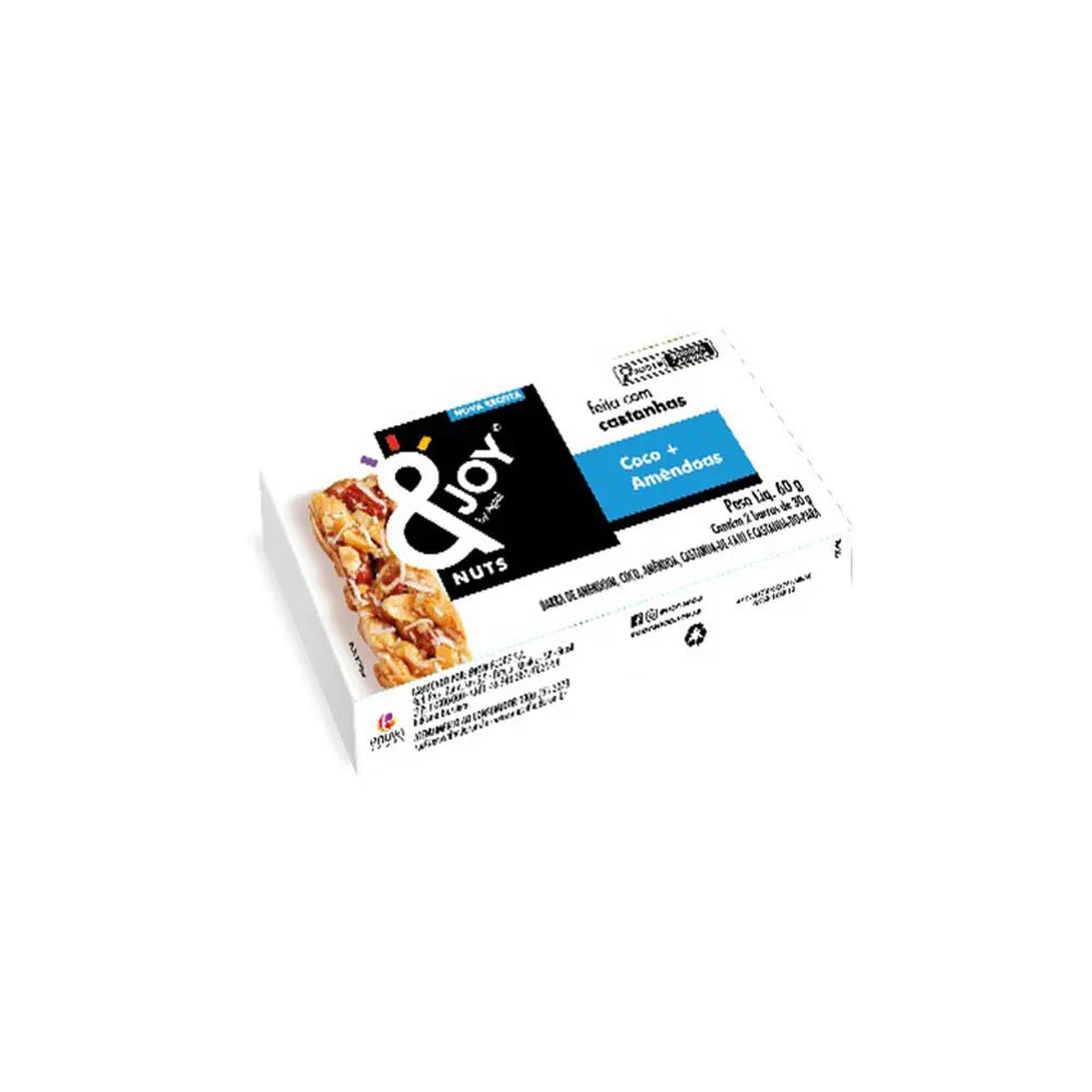 Barra De Nuts Enjoy Regular Coco e Amêndoa 30g