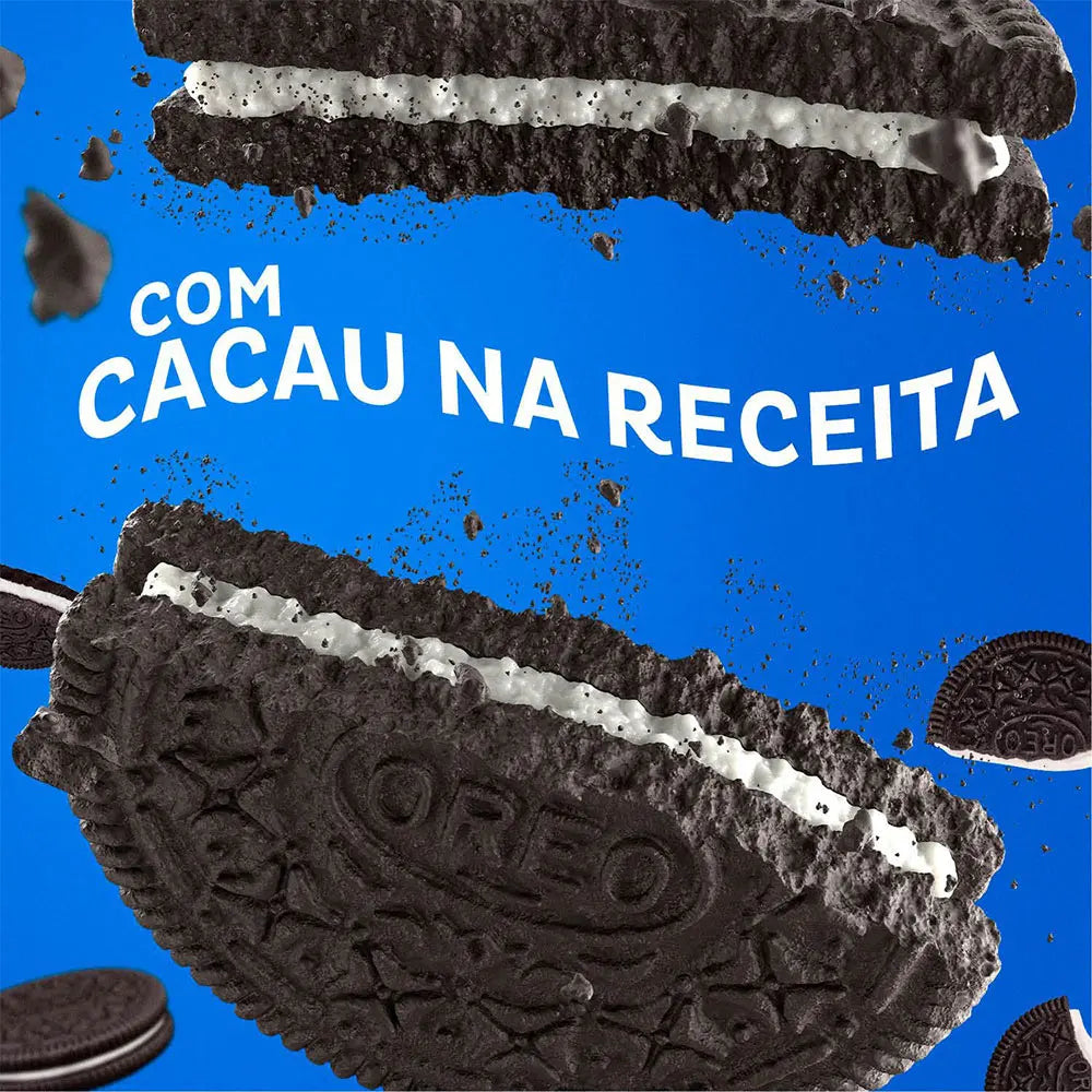Biscoito recheado Oreo original embalagem econômica multipack 270g
