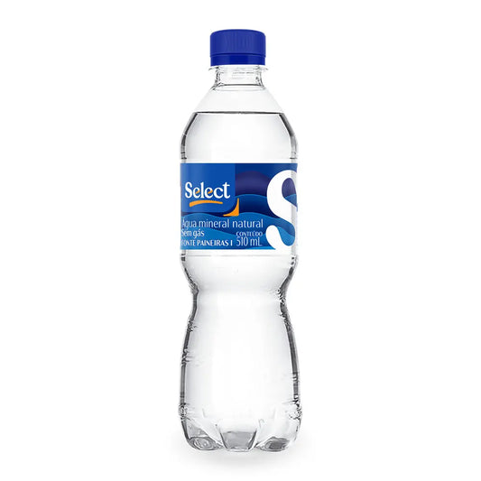 Água Mineral Sem Gás Select 510ml