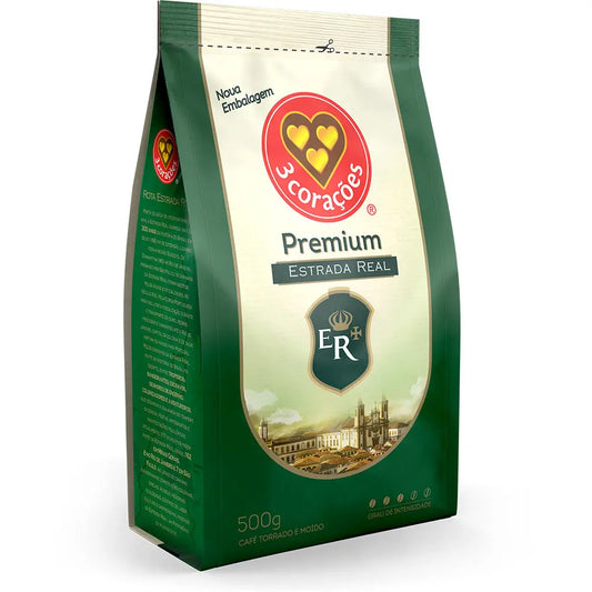 Café em pó 3 Corações Estrada Real 500g