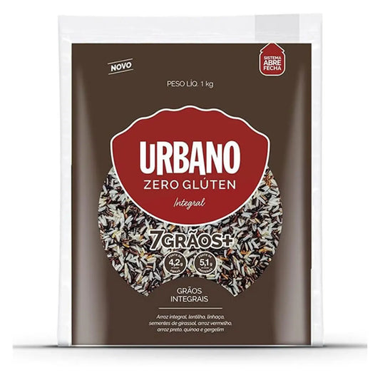 Arroz Integral 7 Grãos Urbano 1Kg