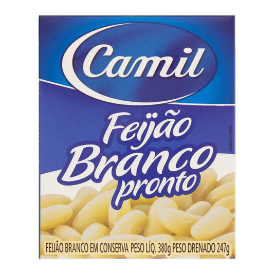Feijão Branco Temperado e Cozido Camil 380g