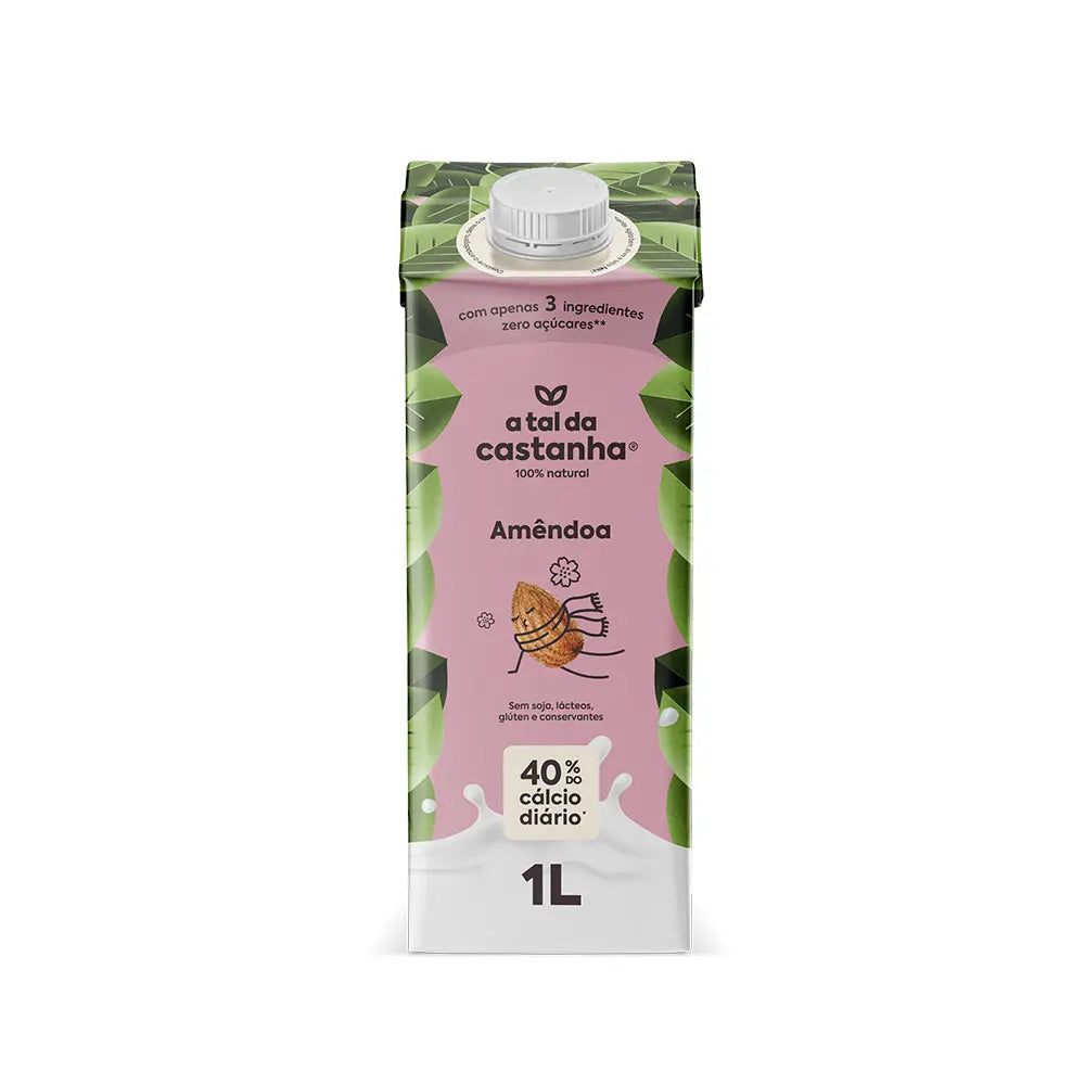 Bebida Vegetal A Tal da Castanha Amendoa 1l