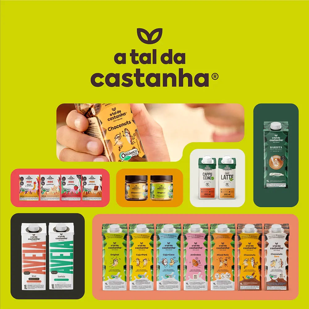 Bebida Vegetal A Tal da Castanha Amendoa 1l