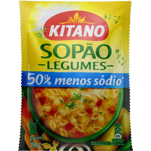 Sopão de Legumes com Macarrão Kitano 196g
