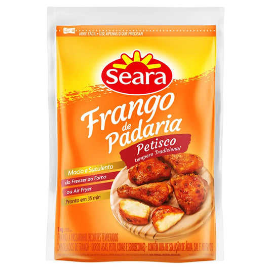 Petisco de Frango Congelado Temperado Frango de Padaria Seara 1kg