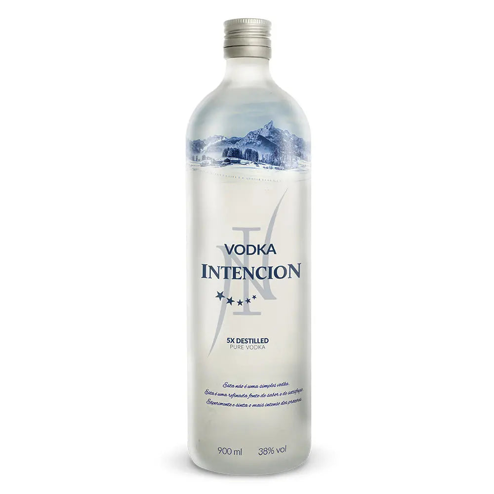 Vodka 5x Destilada Intencion 900ml