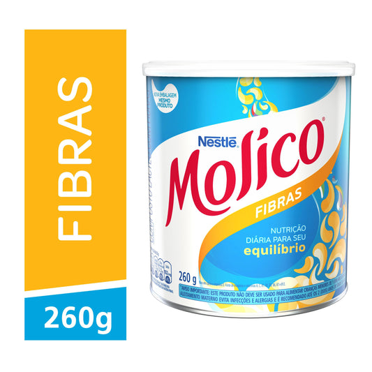 Leite em pó Molico Fibras Lata 260g
