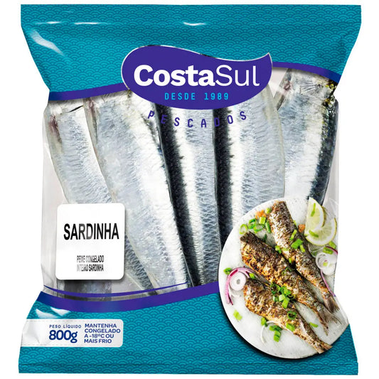 Sardinha Inteira Congelada Costa Sul 800g