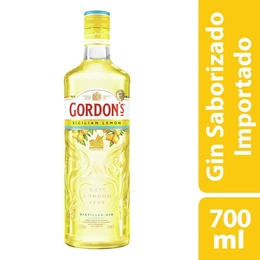 Gin London Dry Sicilian Lemon Gordons 700ml