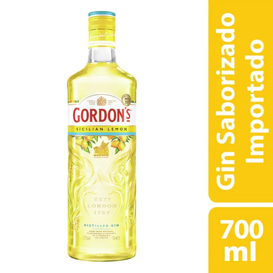 Gin London Dry Sicilian Lemon Gordons 700ml